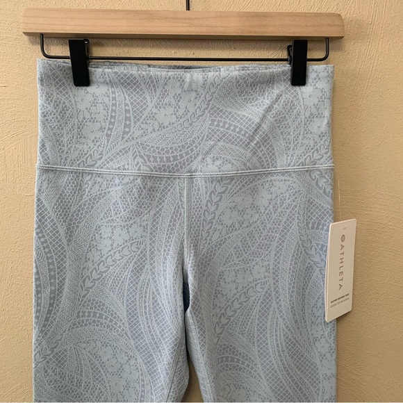 Athleta Elation Textured Tight Legging Size Small Blue NWT New - Picture 6 of 16